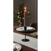 Gizemli Home Açık Vizon Top Şamdan Mumu
