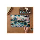 Gizemli Sakura Bahçesi Tasarımı 240 Parça Ahşap Puzzle Ahşap Kutuda MPY40274
