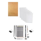Glance Karakalem Eskiz Çizim 35X50 Duralit Set
