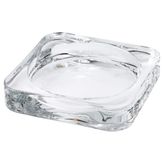 GLASIG mum tabağı, cam cam 10x10 cm