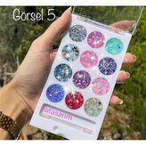 Glitter jel far yüz saç ve vücut simi