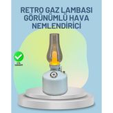 Global Renkli LED Işıklı Retro Gaz Lambası Aroma Terapi Mist Maker
