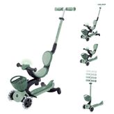 Globber Go Up Baby 360 Zeytin Yeşili Işıklı Scooter