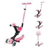 Globber Go Up Deluxe Pastel Pembe Işıklı Scooter