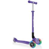 Globber Primo Plus Mor Katlanabilir Işıklı Scooter