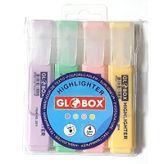 Globox Pastel 4'lü Fosforlu Kalem