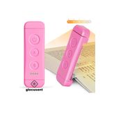 Glocusent USB Şarj Edilebilir LED Kitap Ayracı Arası Okuma Işığı Ayracı Portatif Şarj Edilebilir Pembe