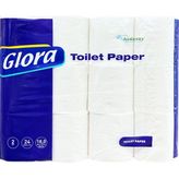 Glora Tuvalet Kağıdı Çift Katlı 24 Rulo