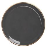 Glore 21 cm Solid Antrasıt Pasta Tabak