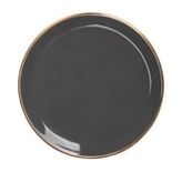 Glore Antrasit Altın 6x20 cm Pasta Tabak