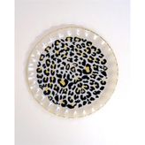 Glore Leopar 6'lı Wavy Servİs Tabağı