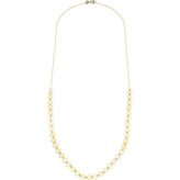Glorria Altın 50 cm Pullu Kolye