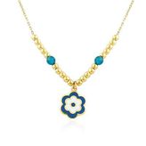 Glorria CN0445 Altın Çiçek Kolye