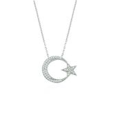 Glorria DT0155 Gümüş Ay Yıldız Kolye