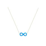 Glorria DU0096 Altın Opal Sonsuzluk Kolye