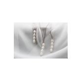 Glorria Gümüş Kolye Ve Küpe İnci Set