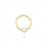 Glorria İnci Halka 14 Ayar Altın Piercing