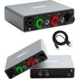 GLX-700GR Üst Segment USB Stüdyo Ses Kartı 2 Giriş 2 Çıkış 24BIT/192KHZ