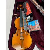 GMC Vivaldi VL904S-4/4 Parlak Tam Boy Keman Seti - Full Set - Yedek Tel, Akort Aleti, Taşıma Çantası