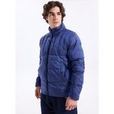 gmg firenze Dik Yaka Çift Taraflı Basic Erkek Mont - XL - Lacivert