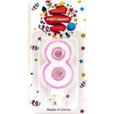Gnsstore Rakam Mum Simli Pembe 8