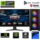 Go Gamer S688D Intel Core i7 12700F / 16GB 5600Mhz DDR5 / 512GB SSD / RTX3050 8GB / MSI 27" 200Hz / Windows 11 Pro Masaüstü Bilgisayar