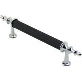 Go İthalat 10 Adet Krom - Siyah Boru Kulp 9.6cm (5468)