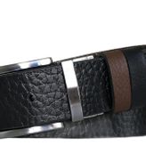 GODERİ HAKİKİ DERİ ÇİFT TARAFLI 4 CM KEMER SİYAH, KAHVERENGİ; DK-ÇİFT-SİKA-4CM