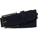 GoDeri Süet Lacivert Kemer 4 cm - 130 cm