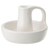 GODTAGBAR şamdan, beyaz beyaz 8 cm