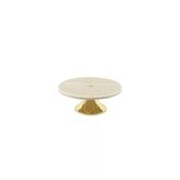 Gold Ayaklı Granit Servis Tabağı 20X8cm