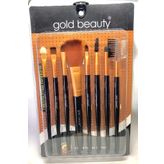 Gold Beauty 8'li Makyaj Fırça Seti