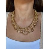 Gold Halka Zincir Kolye