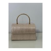 Gold Işıltılı Clutch Abiye Çanta