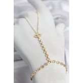 Gold Renk Pirinç Zirkon Taşlı Göz Model Şahmeran Tj-Sn779