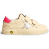 Golden Goose Kızlar Için Şık Deri Sneaker Ayakkabıları - Beyaz