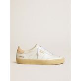 Golden Goose Soul Star GWF00464.F006931.10310 Beyaz Pembe Topuk Detaylı Deri Kadın Günlük Ayakkabı