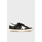 Golden Goose Super-Star Classic GMF00101.F000321.80203 Siyah Beyaz Deri Erkek Günlük Ayakkabı