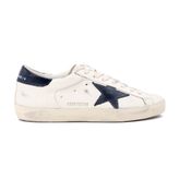 Golden Goose Super-Star GMF00101.F004164.15430 Bej Lacivert Deri Erkek Günlük Ayakkabı