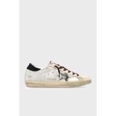 Golden Goose Super-Star GWF00101.F008746.12526 Beyaz Leopar Desenli Yıldızlı Deri Kadın Günlük Ayakkabı