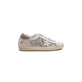 Golden Goose Super-Star GWF00103.F008901.10931 Beyaz Platin Simli Kadın Günlük Ayakkabı