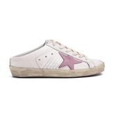 Golden Goose Super-Star Sabot GWF00110.F008681.12519 Beyaz Deri Kadın Arkası Açık Günlük Ayakkabı