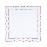 Golden Table Smyrna Pembe Pikolu Ekru Keten Peçete 2'li Set