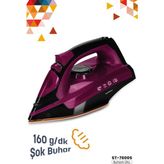 Goldstar Orginal St-7600 Siyah Seramik Taban Ütü