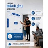 Gölge Stor En:150cm Boy:95cm Tripodlu Projeksiyon Perdesi White Blackout Taşınabilir Akıllı Kumaş Işık Geçirmez - 150X95 TRİPODLU