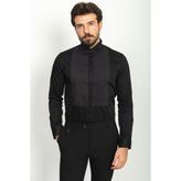 Gömlek Ata Yaka - S - Siyah