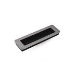 GOMME KULP KAYI KROM-MAT SIYAH 160 MM.