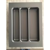 Gör Seç 37*49 cm Çekmece Içi Kepçelik Kaşıklık Düzenleyici Organizer Mutfak Raf - Antrament Siyah
