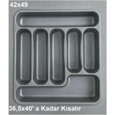 Gör Seç 42X49 Gri Çekmece Içi Kaşıklık Kepçelik Çekmece Düzenleyici - kesilebilir