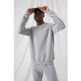 Gothamvibes Erkek Vibe Oversize Gri Sweatshirt